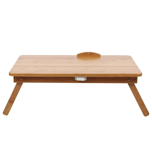 Thick Study Desk, Bed Desk, Bamboo For Using As Laptop Desk Study