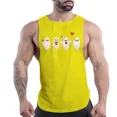 thumbnail image 3 of Ropa para hombre, camiseta sin mangas de secado rápido, camiseta sin mangas, baloncesto, moda para exteriores, ocio, transpirable, cuatro estaciones, Y2k, deporte, Fnaf, gimnasio, 3 of 5