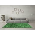 thumbnail image 3 of Ahgly Company Indoor Rectangle Abstract Emerald Green Modern Area Rugs, 2' x 3', 3 of 4