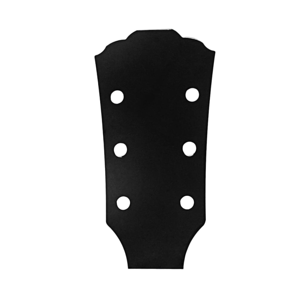 Tineasur Guitar Head Stock Electric Guitar Black Steel 1 Set
