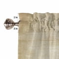 thumbnail image 5 of Yellow Beige Flower Kitchen Valances for Windows 42x18 Inch Kitchen Curtains Valances Rod Pocket Farmhouse Shabby Chic Wildflower Bathroom Window Valances for Window Treatment Decor, 5 of 6