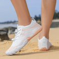thumbnail image 5 of KANG Fashion Unisex Five-Toe Water Shoes for Couples: All-Season Multi-Functional Footwear for Swimming, Yoga, River Trekking, and Light Hiking White 36, 5 of 5