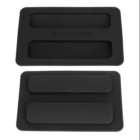 2pcs Black Dustproof Dust Cover for 2/4 Slice Toaster,BPA Free,Food Safety Silicone Protecting Toaster From Dust, Dirt, Cat Hair,Dog Hair,Spills, Splash, Critters,Bu