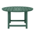 thumbnail image 3 of WestinTrends Malibu Kids Outdoor Patio Furniture HDPE 38" Wide Round Dining Table, Dark Green, 3 of 15