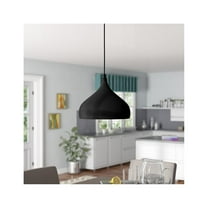 JL Styles Inc. Modern 1-light Pendant Light Black