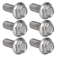 thumbnail image 2 of 20 pernos de tornillo M10x1.5 Perno de cabeza hexagonal con brida de acero inoxidable A2-70 con junta DIN6921M10x25, 2 of 9