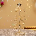 thumbnail image 7 of Viflosae Christmas Decorations Tabletop Metal Christmas Tree Wrought Iron Ornament Display Stand Christmas Ornament 11 Inch Desktop Decorations Mini Xmas Tree Halloween Party, 7 of 7