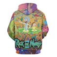 thumbnail image 3 of Rick And Morty Unisex Adult Hoodie Casual Hooded Sweatshirt Pullover Novelty 3D Printed Sweater Jacket M, 3 of 8