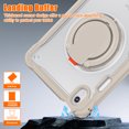 thumbnail image 7 of XYX for iPad Mini 7th/6th Gen Case 8.3 inch 2024/2021, 360 Rotating Hand Grip, Shoulder Strap, Heavy Duty Drop Protection, Khaki, 7 of 7