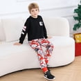 thumbnail image 3 of Aideaone Boys Christmas Pajama Pants Kids Long PJ Bottoms with Pockets 3D Print Sleepwear for Boys 7-16 Years, 3 of 5