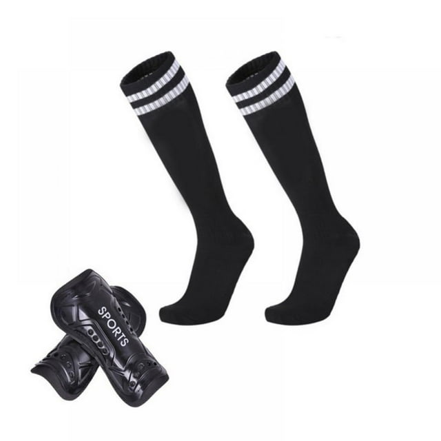 ChYoung Sport Soccer Shin Guards Youth with Soccer Socks Shin Pads