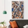 thumbnail image 4 of Jackson Pollock Canvas Wall Art Framed 《Untitled No.15》 Print Paintings Poster Canvas Poster Wall Art Picture Prints Hanging Photo Gift Decor Home Posters Artworks 24x36inch(60x90cm), 4 of 6