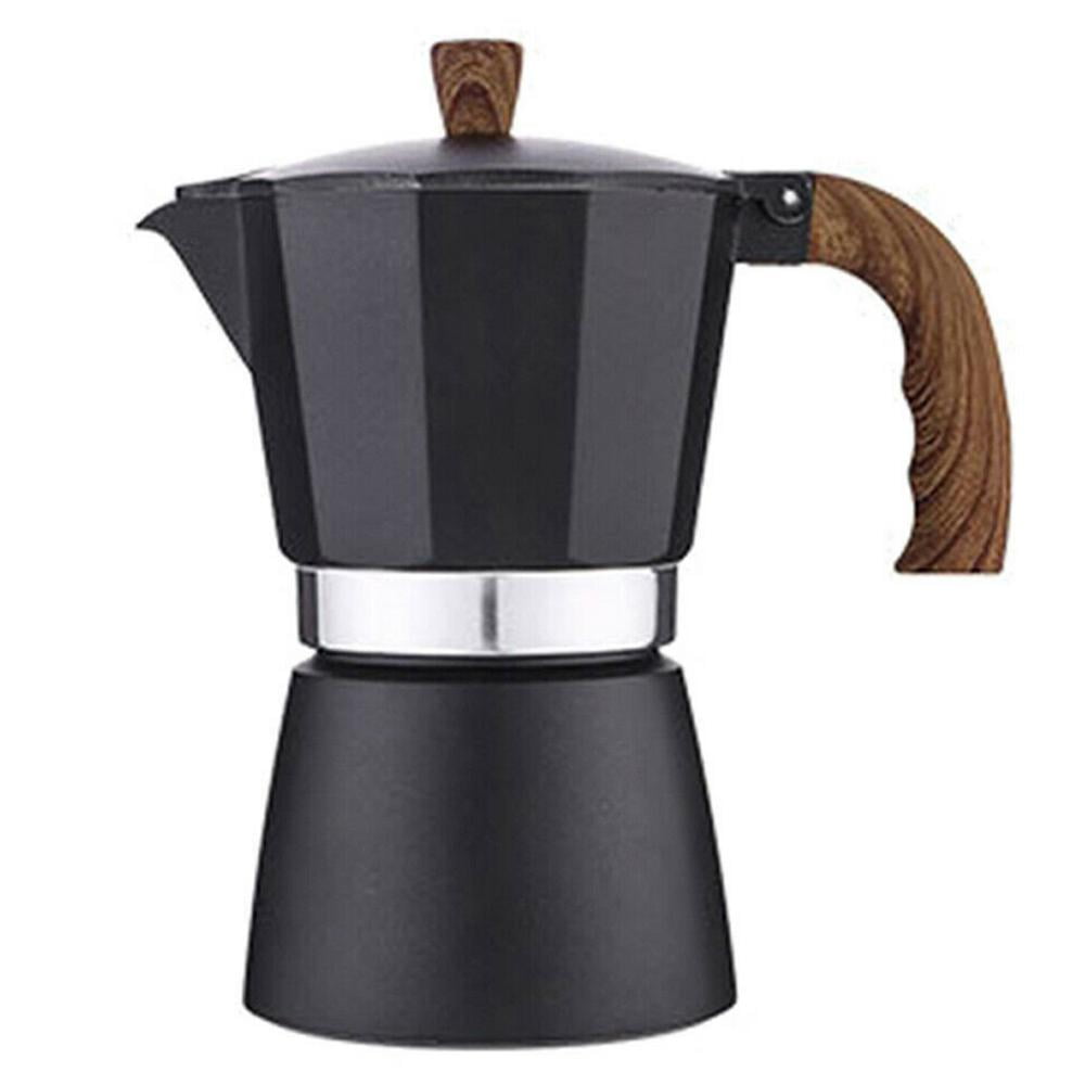 Espresso Maker Moka pot 12 espresso Cup - 23.6 fl oz, Black, Cuban Coffee  Maker,Aluminum Alloy Mocha Pot Classic Design Easy to Clean Coffee Pot -  Walmart.com