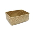 thumbnail image 1 of Flmtop Handmade Straw Dried Flower Fruit Pot Basket Rattan Box Candy Earphone Organizer, 1 of 7