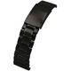 thumbnail image 5 of Correa de acero inoxidable para relojes de hombre y mujer Correa de reloj de acero inoxidable con un solo cierre de presión y codo plano de metal macizo de 16 a 26 mm, 5 of 5