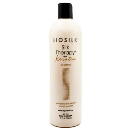 Biosilk Silk Therapy w/ Keratin Shampoo 25oz