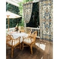 thumbnail image 5 of nqOlkjepod Outdoor Curtains for Patio Waterproof, Boho Ethnic Rustic Outdoor Privacy Panels Grommet, American Southwest Antique Blackout Outside Curtains for Porch/Cabana/Pergola 54"x84", 1 Panel, 5 of 8