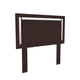 thumbnail image 2 of Mobi Cabecera de Madera Matrimonial Modelo Armenia Color Chocolate, 2 of 2