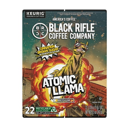 Black Rifle Coffee Company Atomic Llama™, Cinnamon Brown Sugar, K-Cup Pods, 22ct