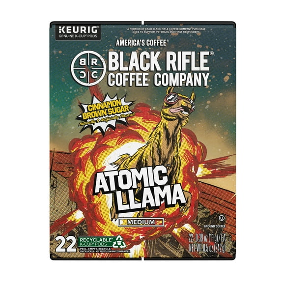 Black Rifle Coffee Company Atomic Llama™, Cinnamon Brown Sugar, K-Cup Pods, 22ct