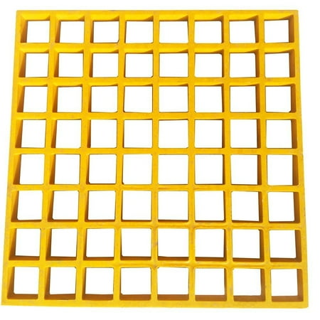 Eco Pultrusions Fiberglass Drainage Grate Outdoor Square Drain