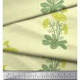 thumbnail image 2 of Soimoi Poly Georgette Fabric Leaves & Floral Block Decor Fabric Printed Yard 42 Inch Wide, 2 of 3