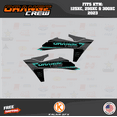 thumbnail image 2 of Kalair GFX Graphics Kit for Ktm KTM Enduro 2-Stroke 125XC,250XC and 300XC (2023) Og-crew Series, 2 of 5