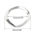 thumbnail image 3 of 10Pcs 19.5m x25mmx0.3mm Arandela de resorte de onda de acero inoxidable 304, 3 of 3