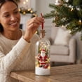 thumbnail image 4 of Recordable Christmas Tree in a Bottle Ornament, 30-Second Voice Recording Keepsake with Santa Claus, 4 of 6