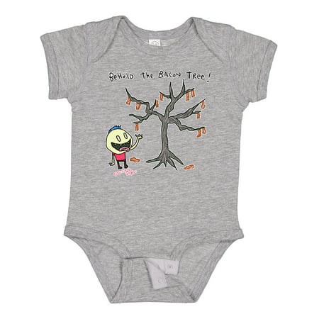 

Inktastic Behold the Bacon Tree! Gift Baby Boy or Baby Girl Bodysuit