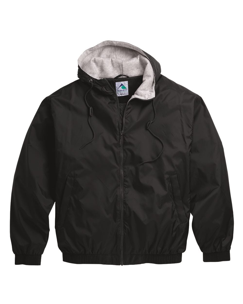 windbreaker jacket with sweatshirt lining