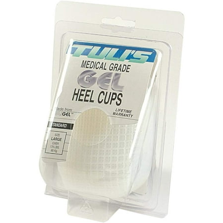 Pedifix P85L Tulis Gel Heel Cups - Size- Large -body weight over 175 lbs.