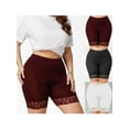 thumbnail image 3 of Hirigin Plus Size Slip Shorts for Under Dresses Women Anti Chafing Underwear Seamless Boyshorts Panties Lace Under Shorts, 3 of 8