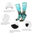 thumbnail image 3 of KLL Underwater Swimming Guinea Pig Print Cool Socks Men's Women's Crew Socks Funny Crazy Novelty Stockings, 3 of 6