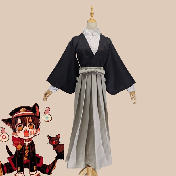 Toilet Bound Hanako Kun Cosplay Yugi Amane Cosplay Costume Samurai Kimono Hakama Pants Full Set Halloween Costumes yaoshenbao LED