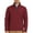 Heather Red, variant on IZOD Mens Sargasso Sea Heather Microfleece Quarter-Zip Pullover Sweater 2XL