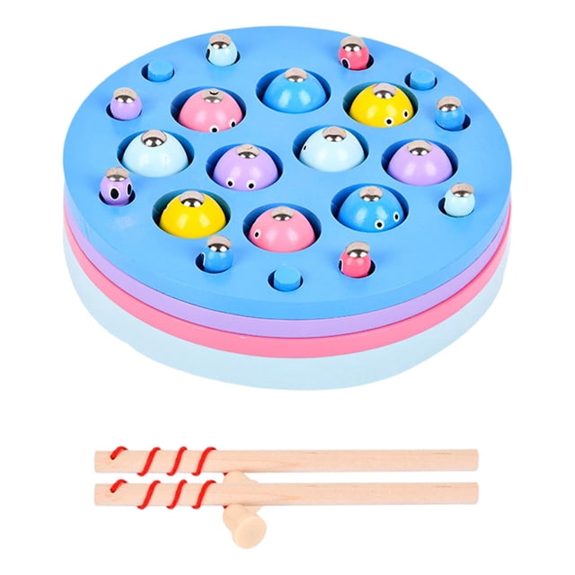 Montessori Playset de para Regalos de cumpleaños interactivo, y Rompecabezas de Ronda Sunnimix Juego de pesca Rompecabezas