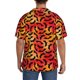 thumbnail image 3 of Fotbe Flying Black Bat Camisa Estampada de Manga Corta para Hombre, Casual de Verano, Estilo Playero, Sin Arrugas-3X-Large, 3 of 5