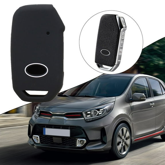 Remote Key Case Cover Shell For Kia EV6 2022  For Sportage 2020 Black