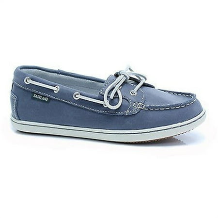 EASTLAND ROSY BLUE LEATHER WOMENS BOAT SHOES 9.5 (Best Boat Shoes For Women)
