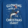 thumbnail image 3 of The Cat in the Hat - Glowing Christmas Cheer - Men's Long Sleeve T-Shirt, 3 of 5