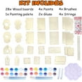 thumbnail image 2 of Ensemble de 4 Nichoirs à Oiseaux pour Enfants de 4 à 6 Ans et de 8 à 12 Ans, Bricolage Birdhouse à Faire Soi-Même (Construction et Peinture), Peinture pour Enfants de 4 à 8 Ans, Activités Artistiques Birdhouse en Bois, Idéal pour un Anniversaire Ou la Fête des Enfants, 2 of 8