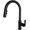 Matte Black, variant on Speakman SB-2542 Lura 1.8 GPM Single Hole Pull Down Kitchen Faucet - Chrome