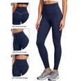 thumbnail image 3 of Cadmus Butt Lifting No Front Seam Workout Leggings for Women Tummy Control High Waist Seamless Pilates, Casual, Gym, Running, 3 of 8