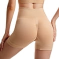thumbnail image 2 of Women's High Waisted Fitness Shorts - 4-Way Stretch Non-See-Through Yoga Running Shorts - S-L, 2 of 4
