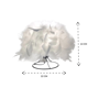 thumbnail image 2 of CM-TOP | Lámpara De Mesa | Lámpara De Plumas | Color Blanco | Lámpara De Noche | Luces LED | alimentadas por USB para decoración del hogar (Blanco | 13 * 22CM), 2 of 4