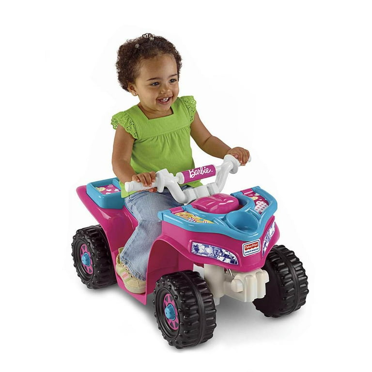 Fisher Price Power Wheels Barbie Sporty ATV Style Lil Quad For
