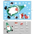 thumbnail image 1 of Pegatina de decoración de Feliz Navidad para ventana, Bola de oro, copo de nieve, calcomanías de pared, suministro para fiesta y Festival, 2024, 1 of 4