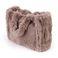 thumbnail image 3 of Plush Commute Bag Fashion Autumn Winter Top-handle Bags Portable Simple for Work, 3 of 10