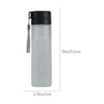 thumbnail image 3 of Water Bottle QTOCIO Large Capacity Sports Water Bottle Portable Outdoor Tumbler Cup for Students Couples with Tea Infuser Flower Tea Cup Plastic Water Bottle, 3 of 5